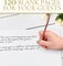 Wedding Book Bundle, Includes 2 Pens Wedding GuestBook, Sage Green Golden Guest Book, Guest Book Wedding Reception, Wedding Registry Must Have, GuestBook for Wedding